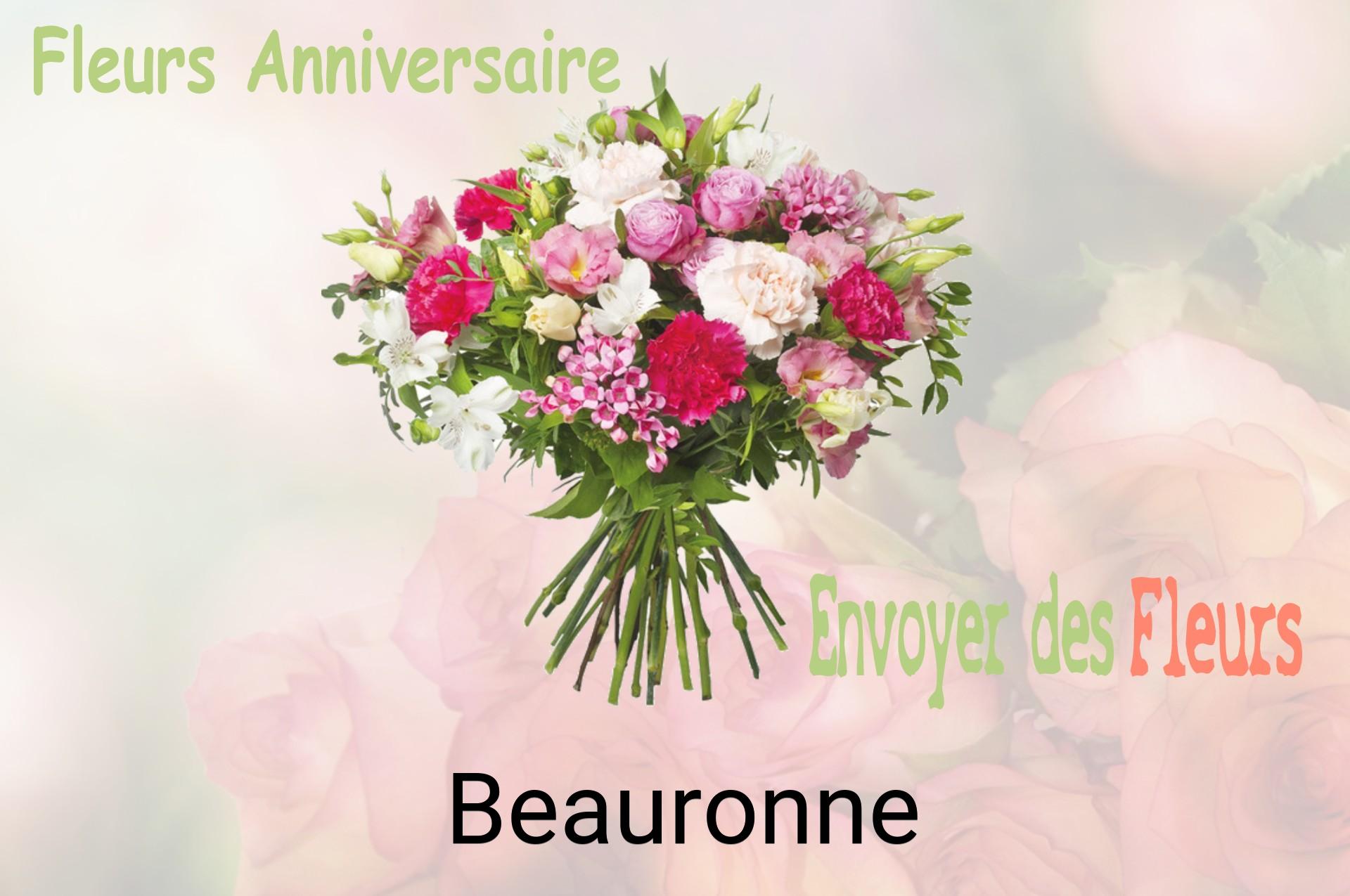 Bouquet de fleurs d’anniversaire livré à Beauronne