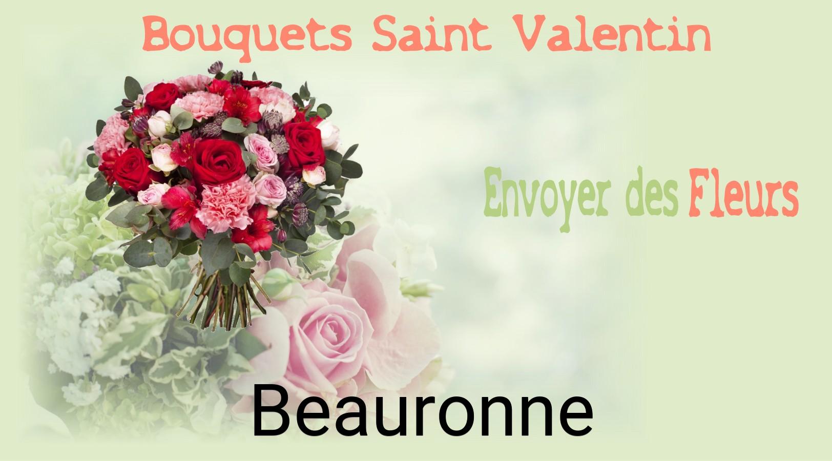 Roses de Saint-Valentin livrées à Beauronne